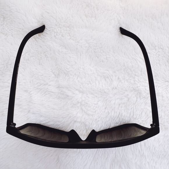 Kira Mirrored Matte Black Sunglasses - Picture 5 of 12